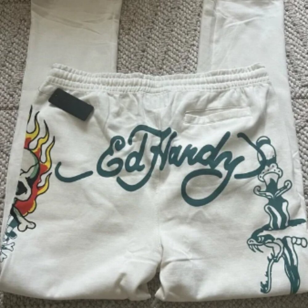 NWT Ed Hardy Designs Graphic Sweatpants XL Pants